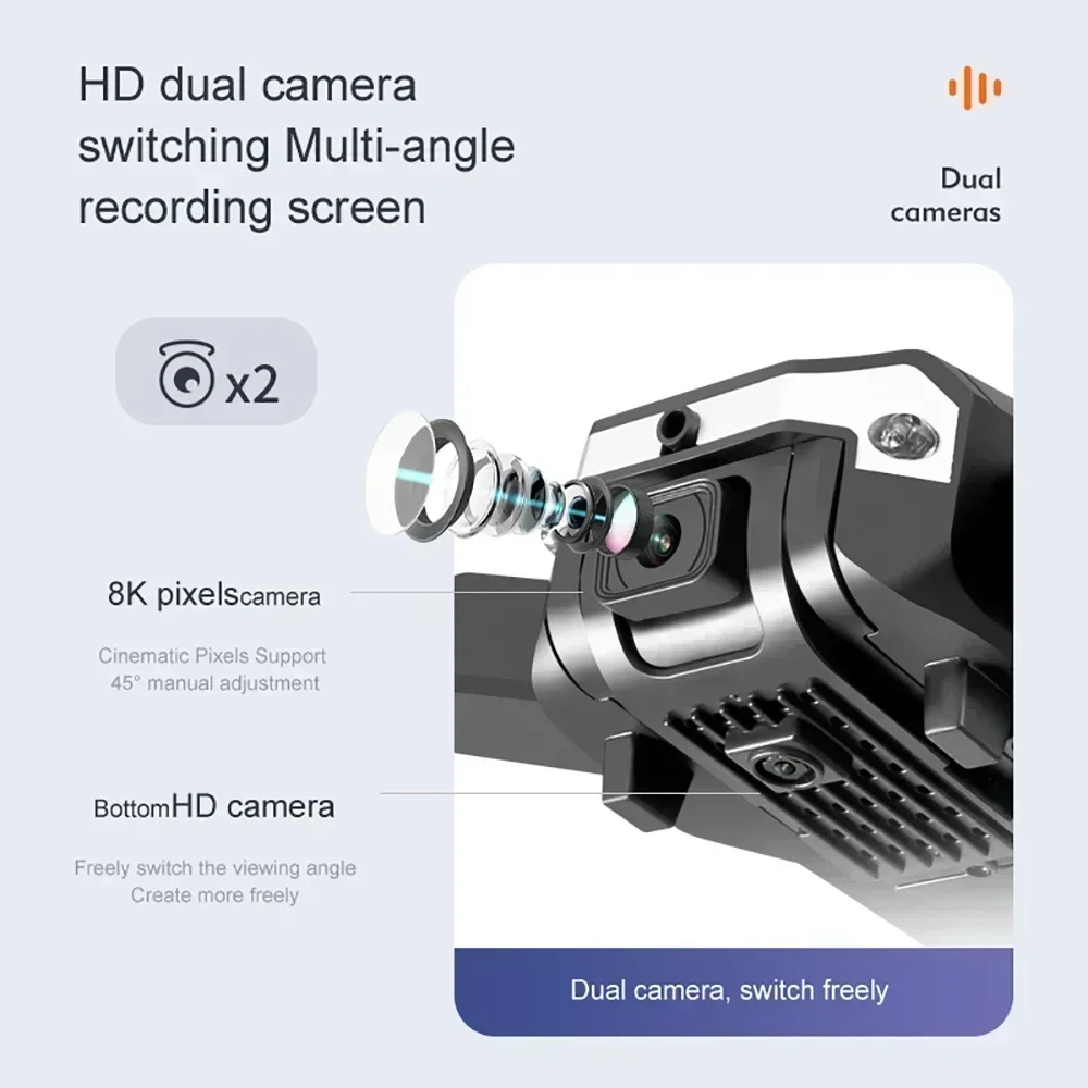 Drone G6 Pro 8K à double camér - Drone Gps Mount avis et prix